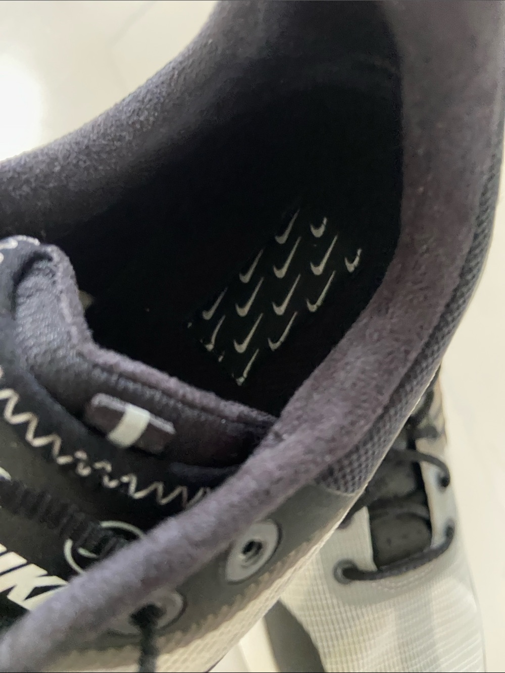 Nike Men’s Black, White and Gray Athletic Running Shoes - Picture 5 of 16